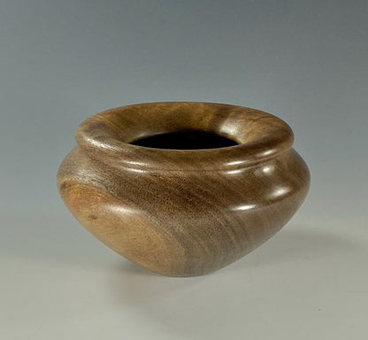 ENCLOSED FORM TURNED FROM CLARO WALNUT