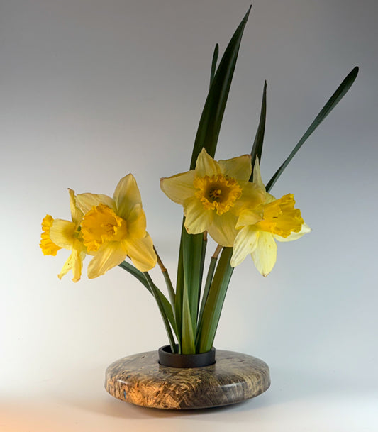 ICKEBANA TURNED FROM BUCKEYE BURL