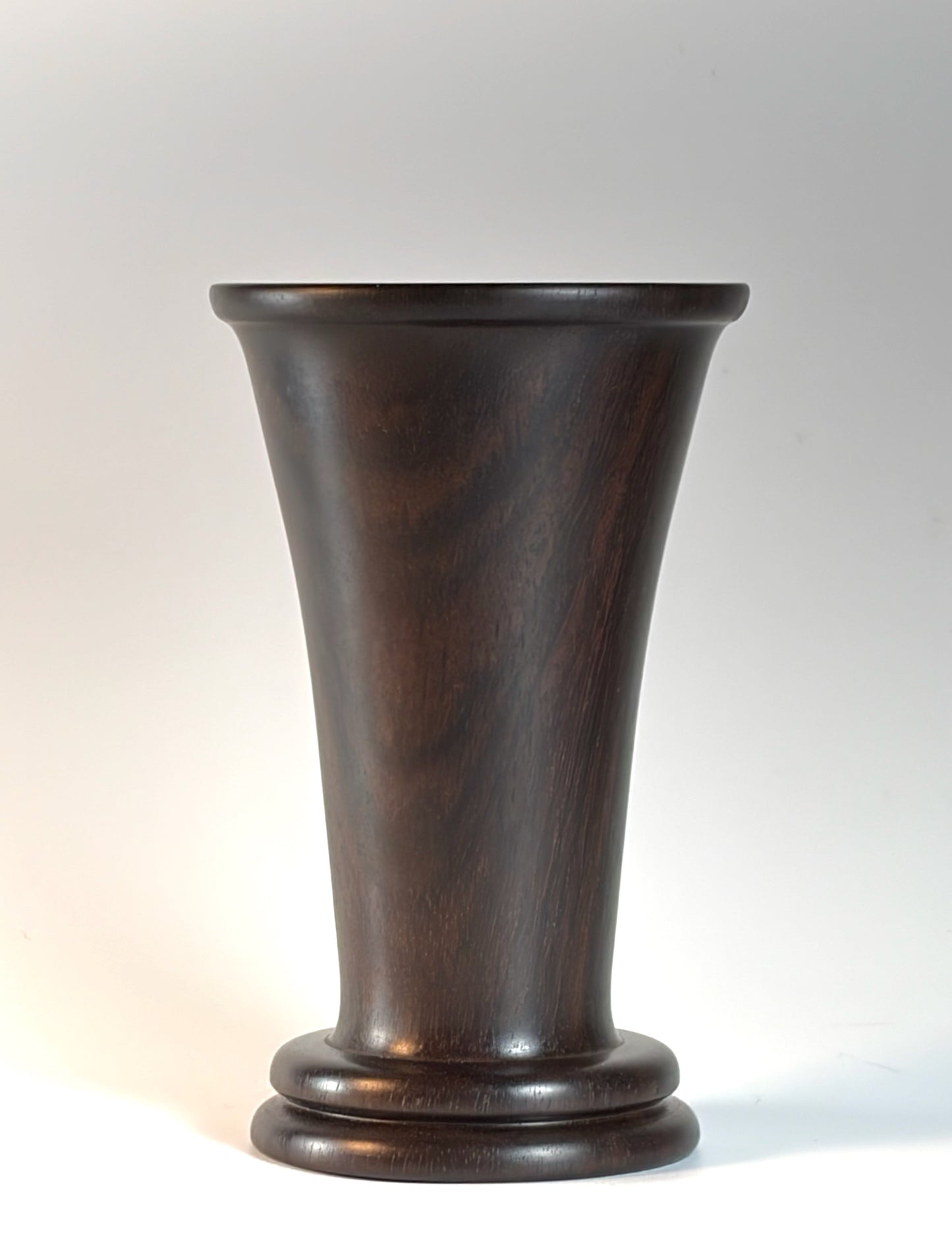 TWIG VASE TURNED FROM EAST INDIAN ROSEWOOD