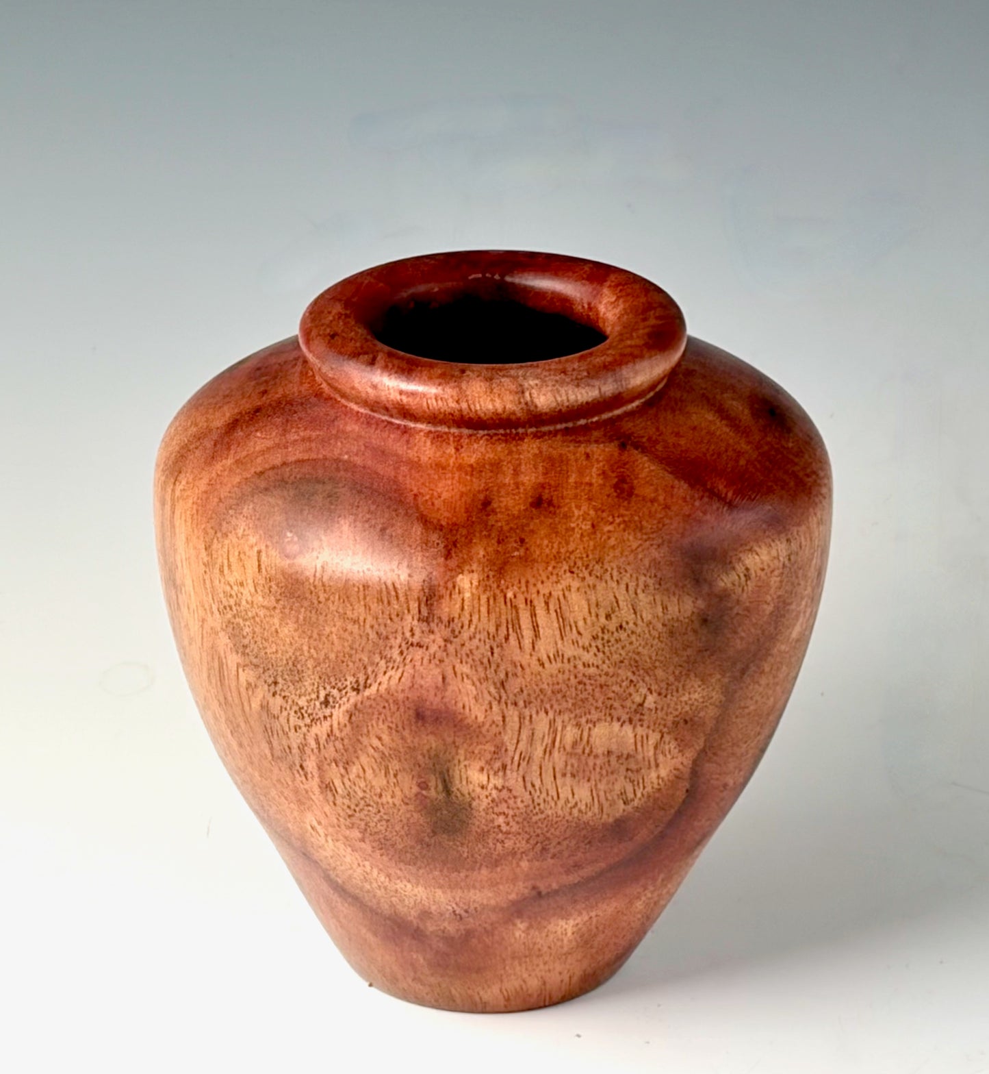 VASE TURNED FROM CAMPHOR BURL