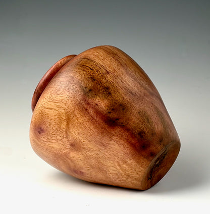 VASE TURNED FROM CAMPHOR BURL