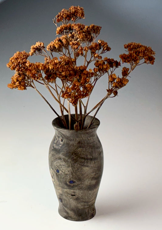 TWIG VASE TUNRED FROM BUCKEYE BURL