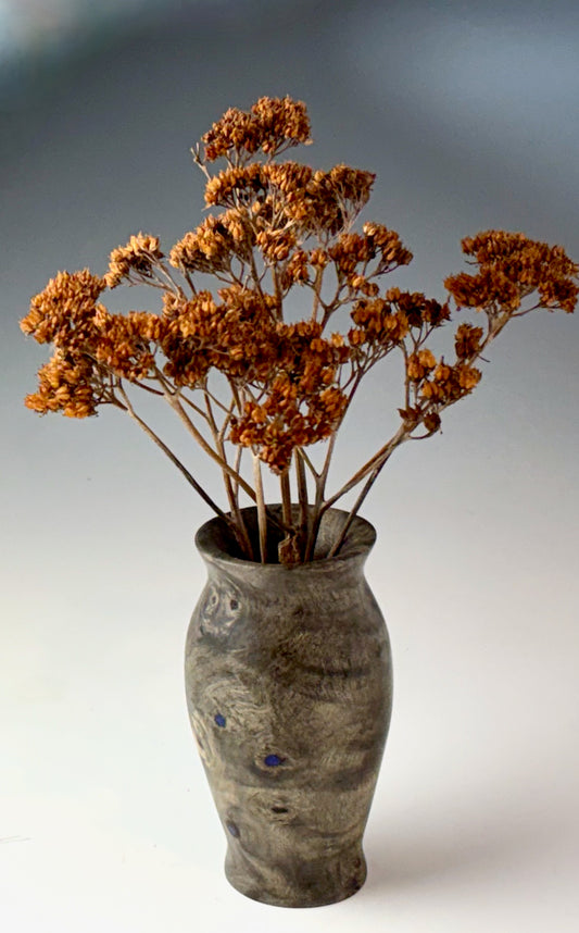 TWIG VASE TUNRED FROM BUCKEYE BURL