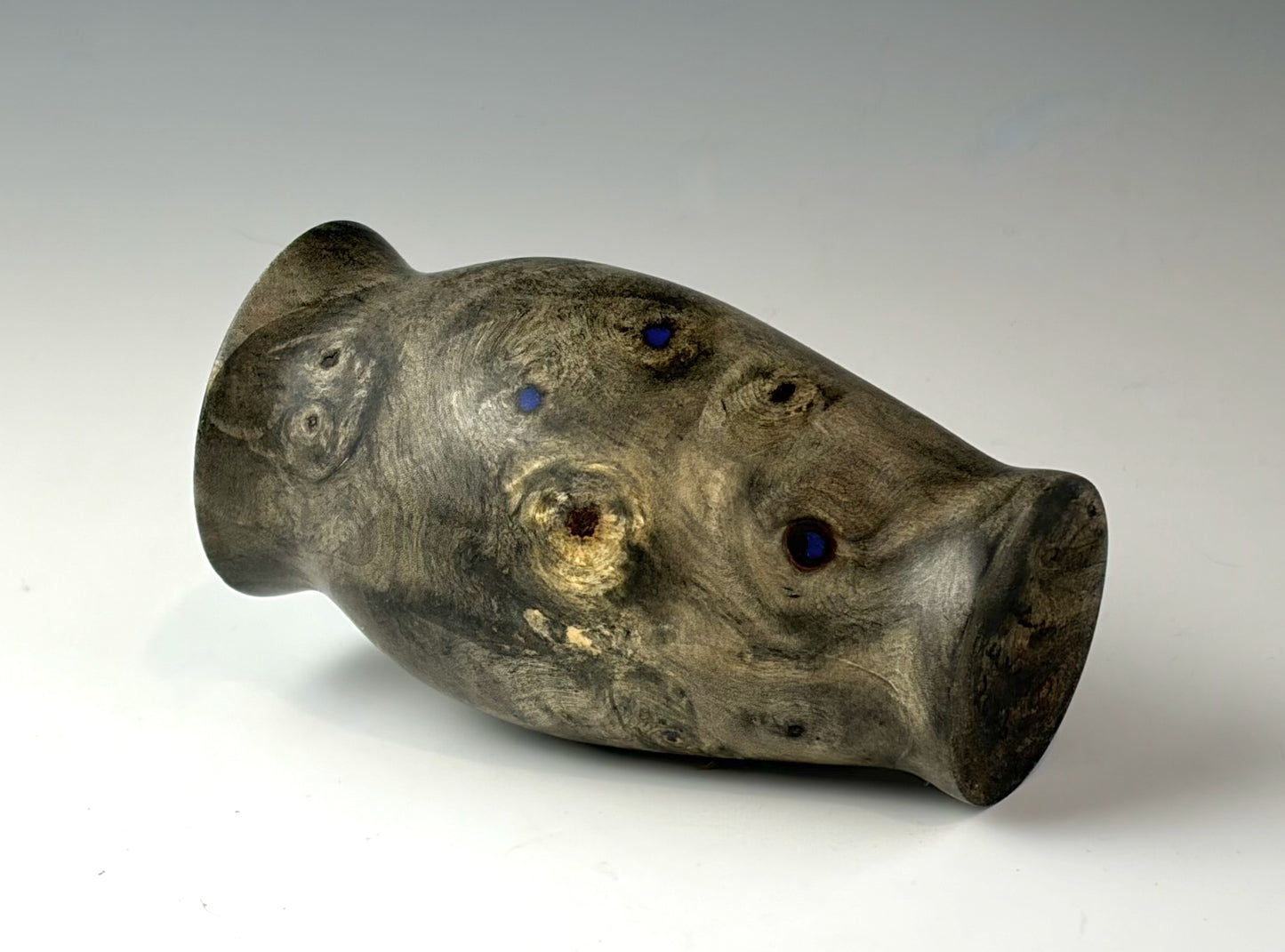 TWIG VASE TUNRED FROM BUCKEYE BURL