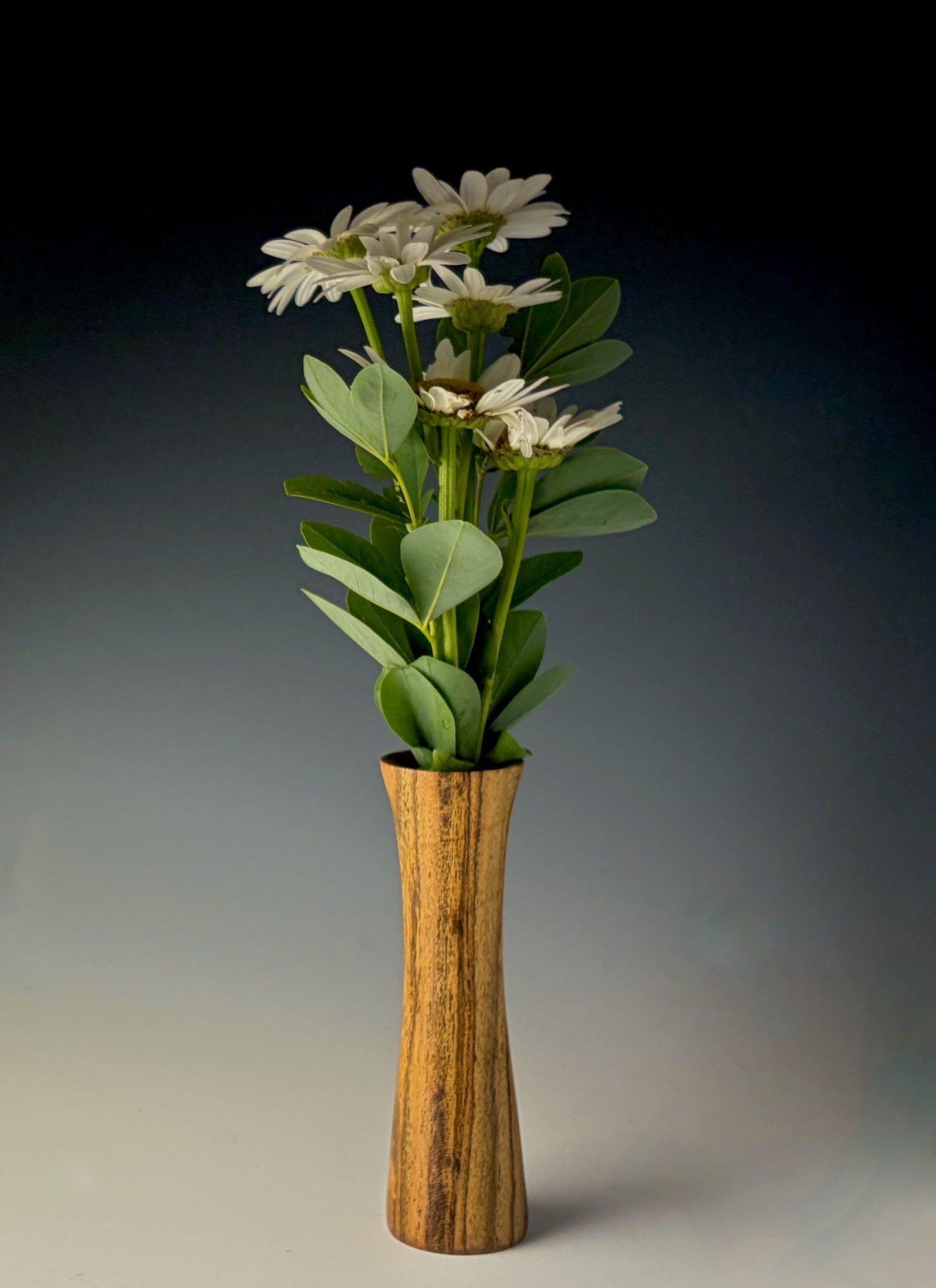 TWIG VASE TURNED FROM BOCOTE (MEXICAN ROSEWOOD)