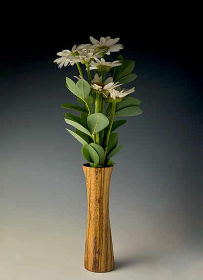 TWIG VASE TURNED FROM BOCOTE (MEXICAN ROSEWOOD)