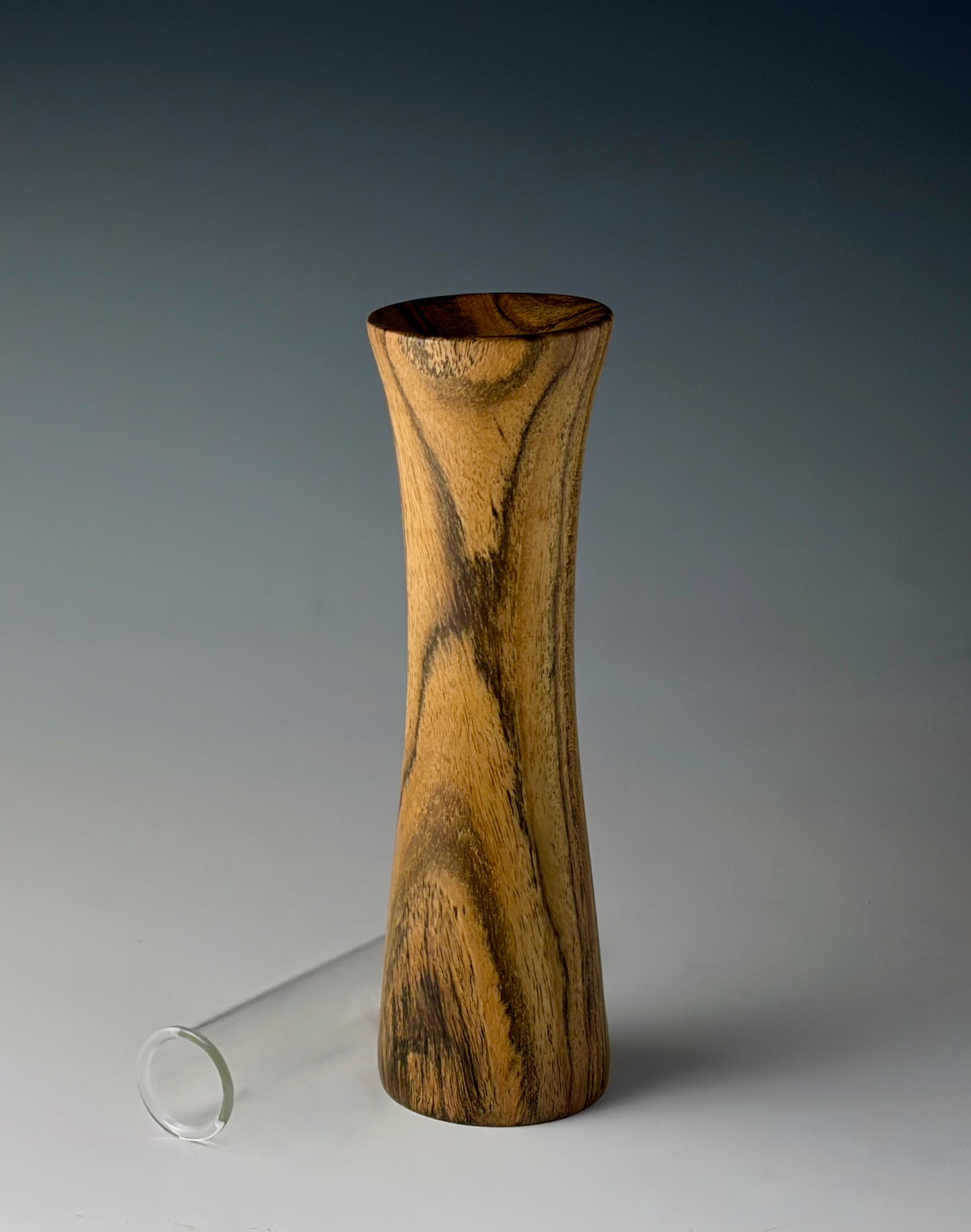 TWIG VASE TURNED FROM BOCOTE (MEXICAN ROSEWOOD)