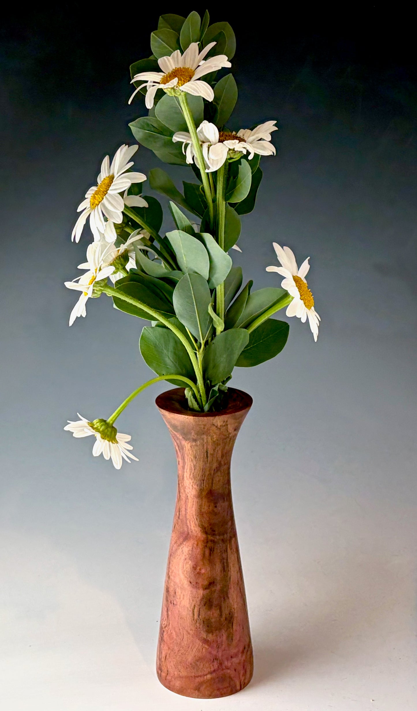 BUD VASE TURNED FROM CAMPHOR BURL