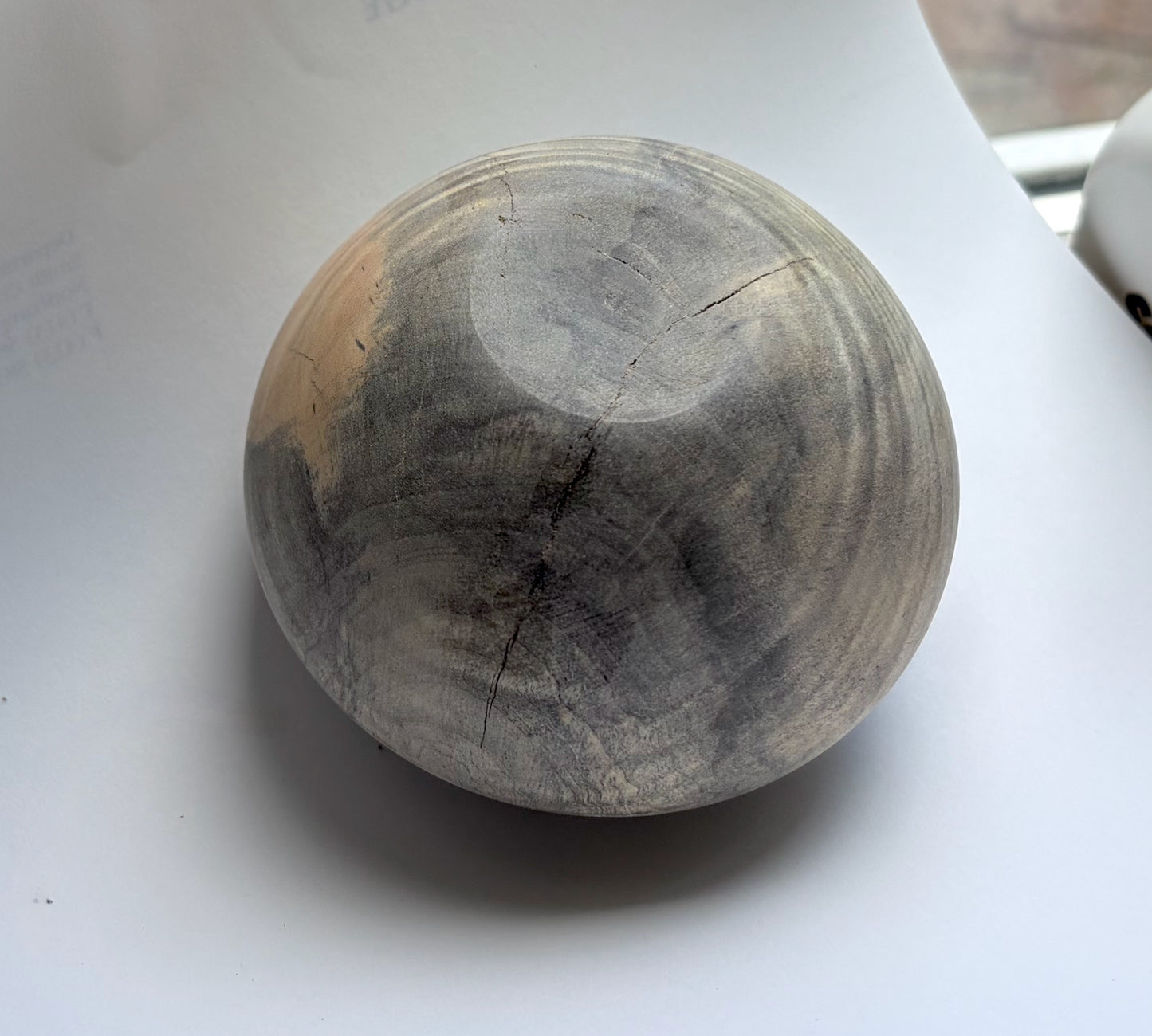 UNFINISHED BUCKEYE BURL HOLLOW FORM