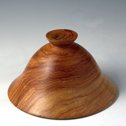 BOWL TURNED FROM CANARYWOOD