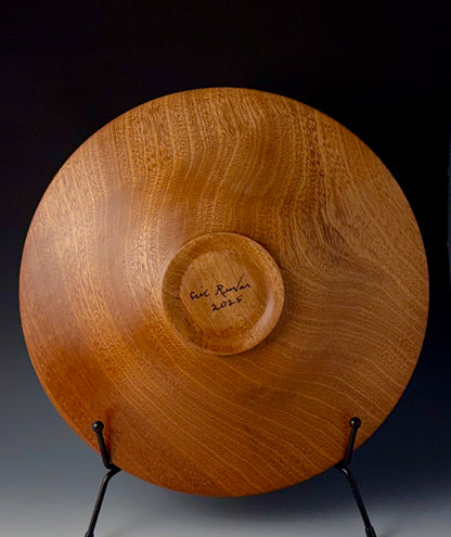 DISPLAY BOWL TURNED FROM SAPELE