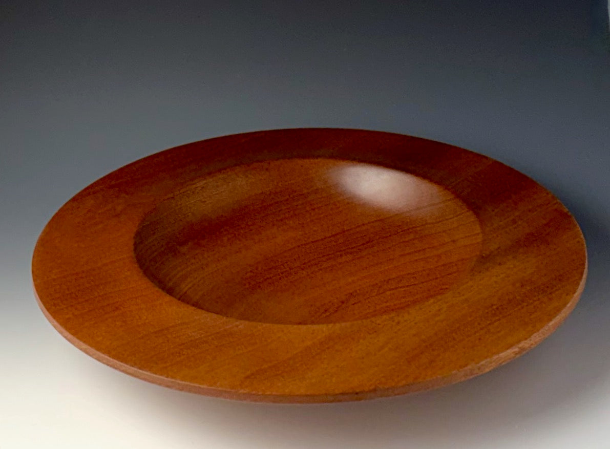 DISPLAY BOWL TURNED FROM SAPELE