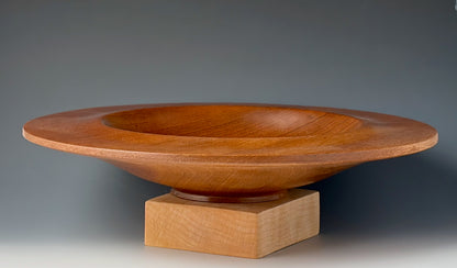 DISPLAY BOWL TURNED FROM SAPELE