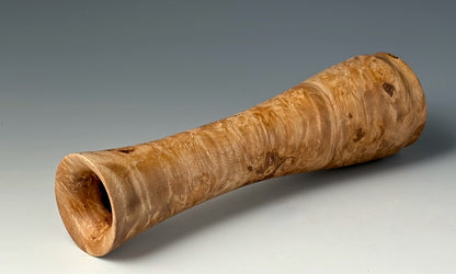 TWIG VASE TURNED FROM FINE MAPLE BURL