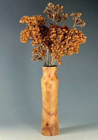TWIG VASE TURNED FROM CAMPHOR BURL