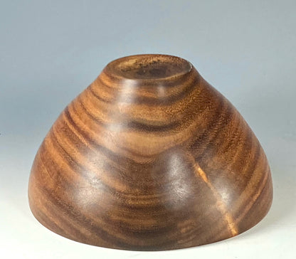 BOWL TURNED FROM EXHIBITION QUALITY CLARO WALNUT