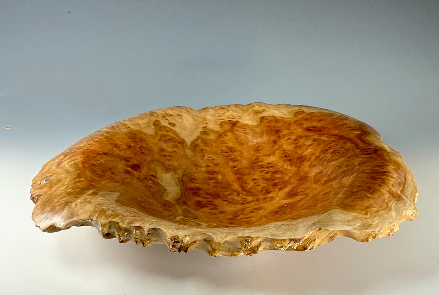 DISPLAY TURNING OF AUSTRALIAN RED MALLEE BURL
