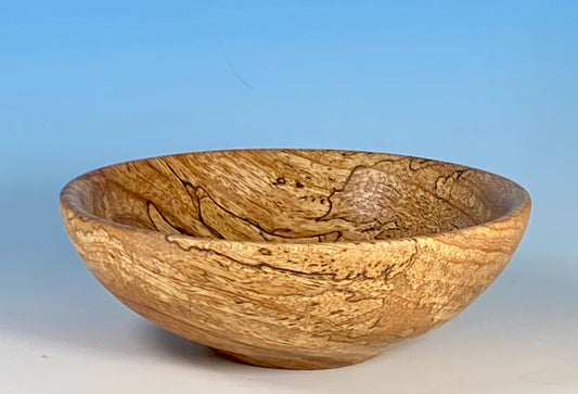 BOWL TURNED FROM SPALTED TAMARIND