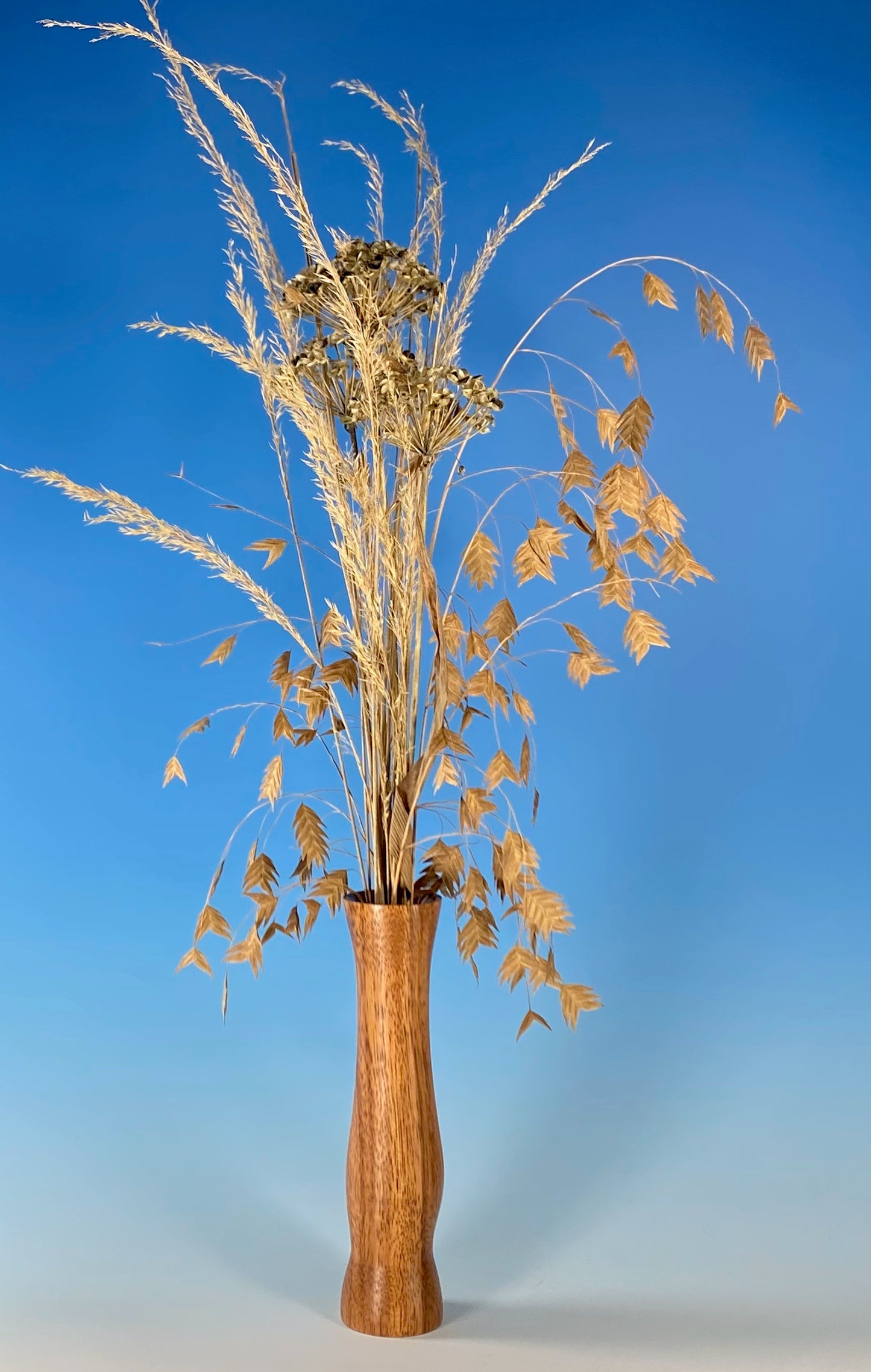 TWIG VASE TURNED FROM MAKORE