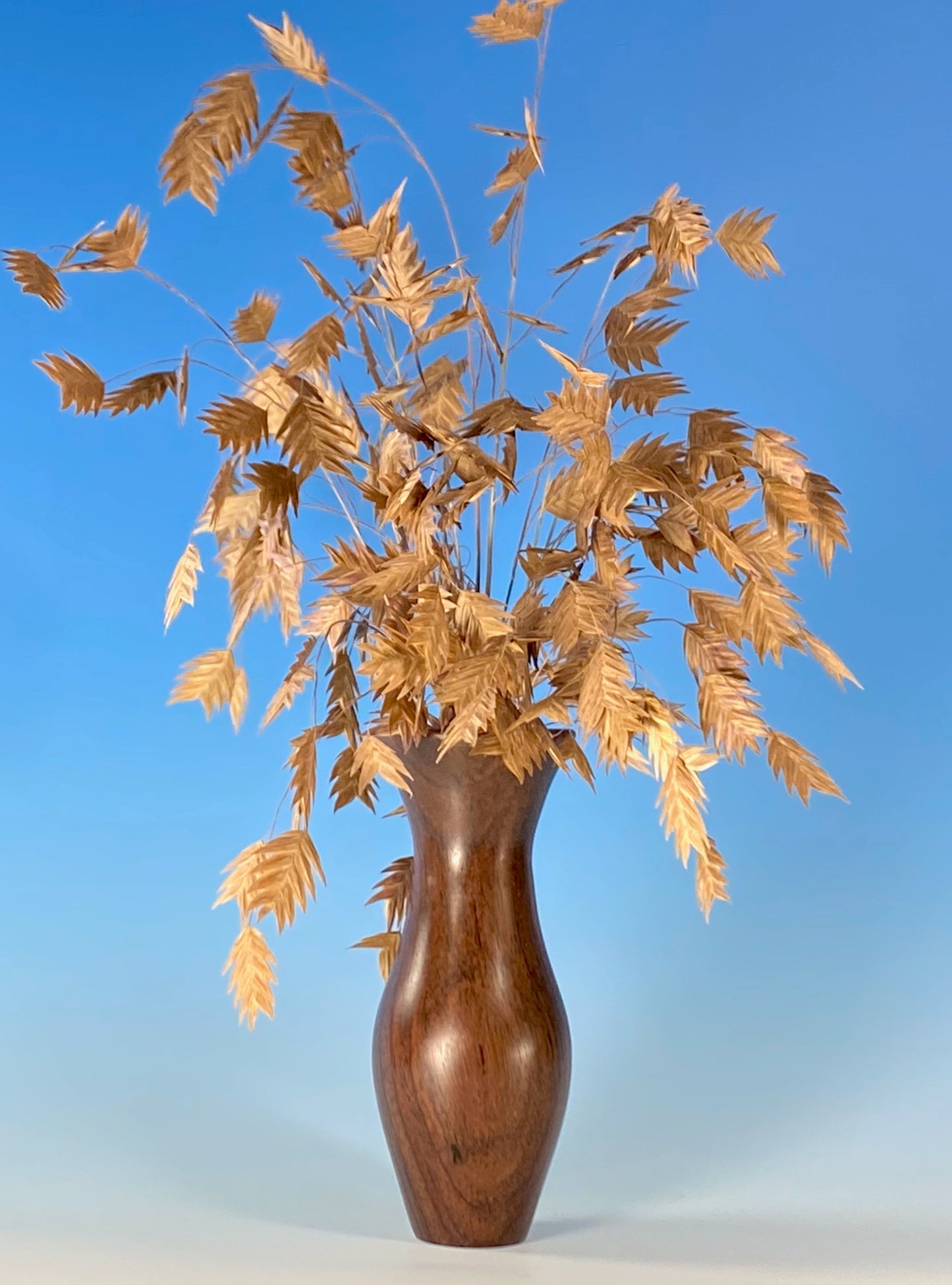 TWIG VASE TURNED FROM EAST INDIAN ROSEWOOD
