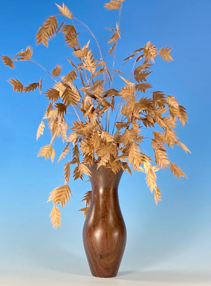 TWIG VASE TURNED FROM EAST INDIAN ROSEWOOD