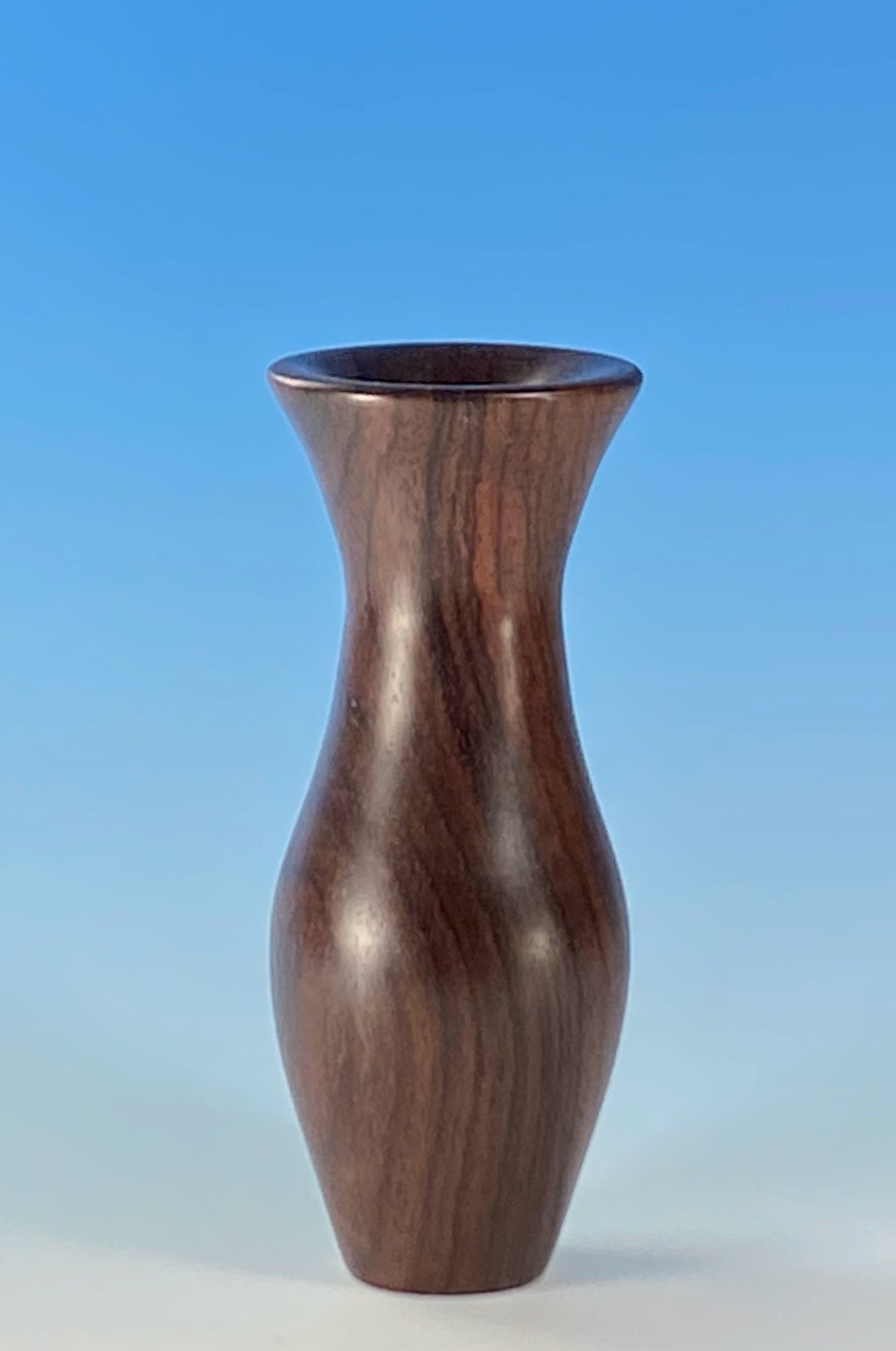 TWIG VASE TURNED FROM EAST INDIAN ROSEWOOD