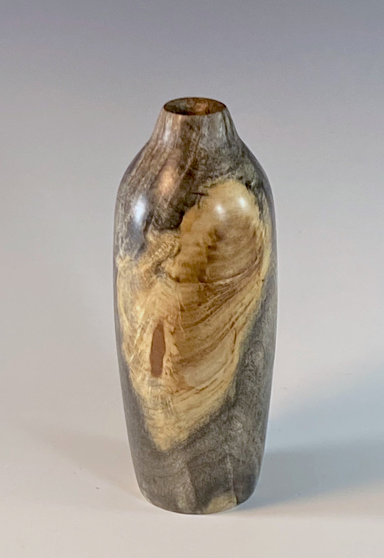 TWIG VASE TURNED FROM BUCKEYE BURL