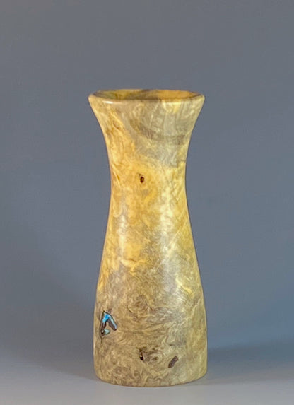 TWIG VASE TURNED FROM BUCKEYE BURL