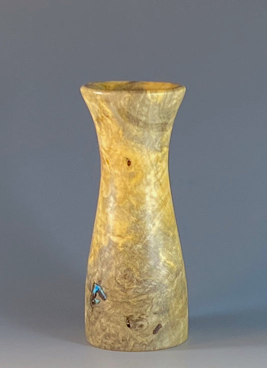 TWIG VASE TURNED FROM BUCKEYE BURL