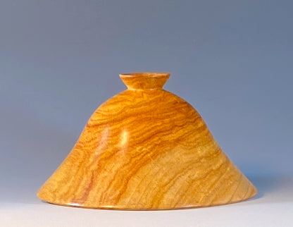 BOWL TURNED FROM CANARYWOOD