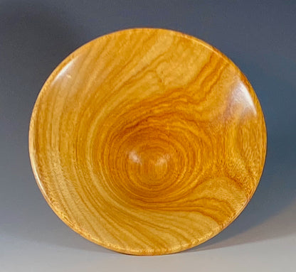 BOWL TURNED FROM CANARYWOOD