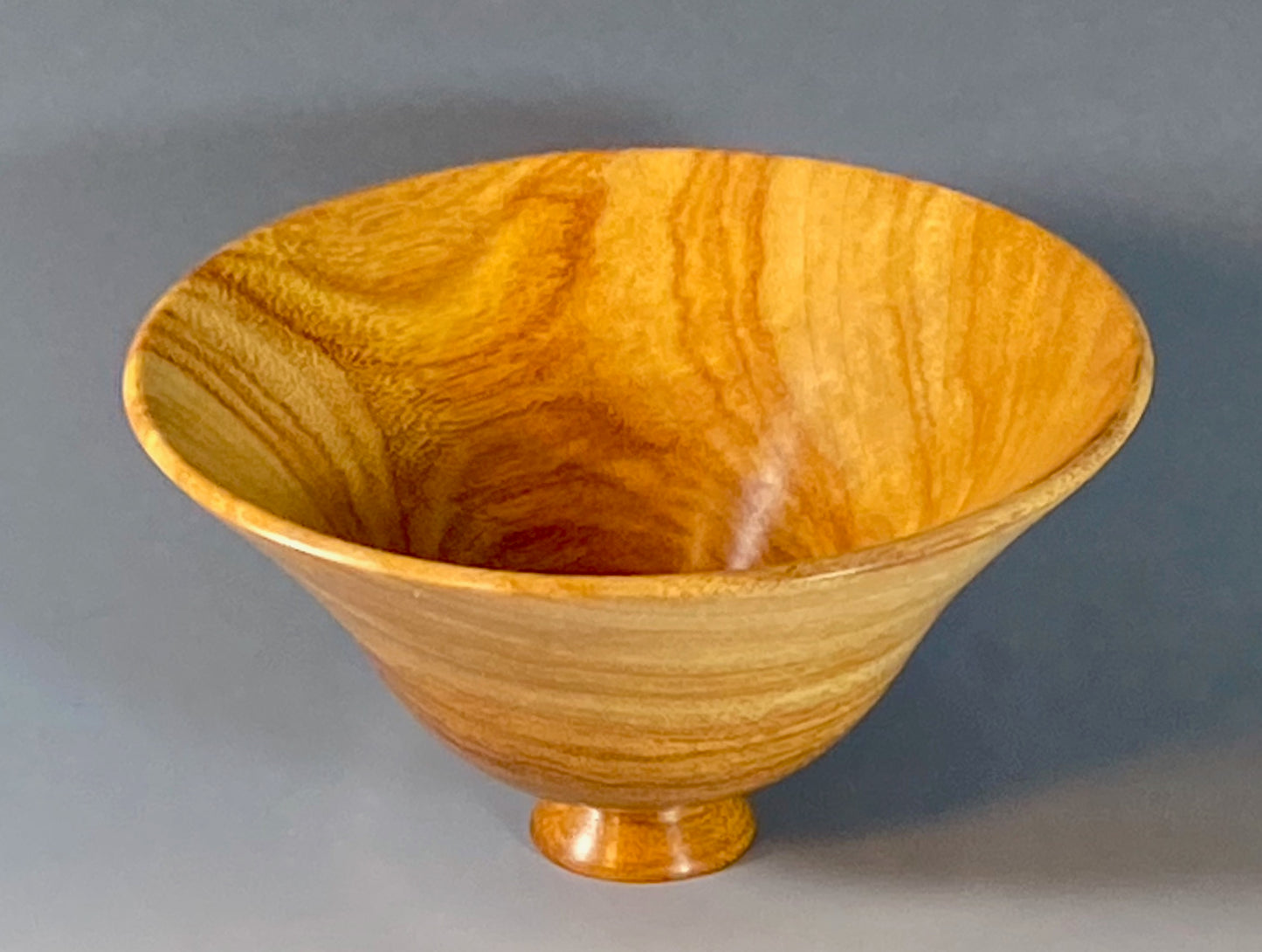 BOWL TURNED FROM CANARYWOOD