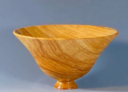 BOWL TURNED FROM CANARYWOOD