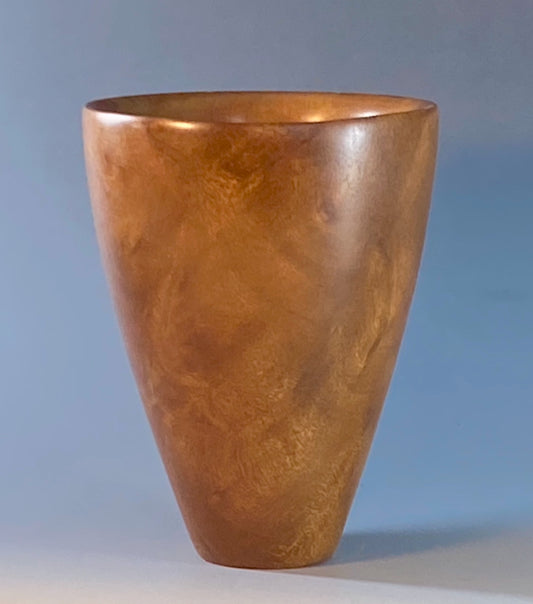 VASE TURNED FROM CAMPHOR BURL