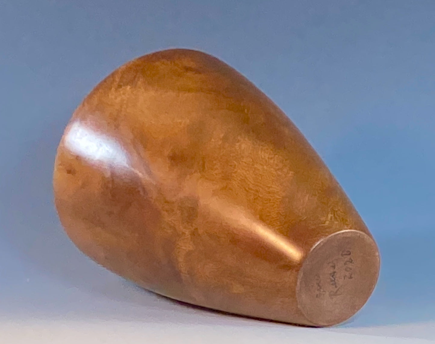 VASE TURNED FROM CAMPHOR BURL