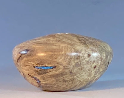 HOLLOW FORM TURNED FROM BUCKEYE BURL