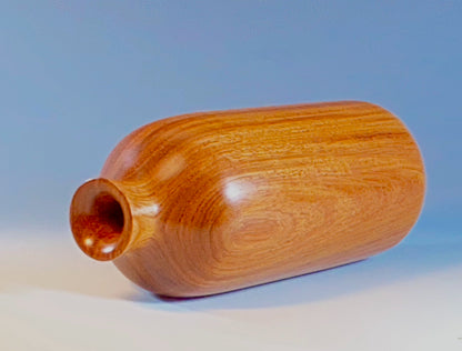 TWIG VASE TURNED FROM AFRICAN MAHOGANY