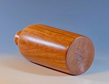 TWIG VASE TURNED FROM AFRICAN MAHOGANY