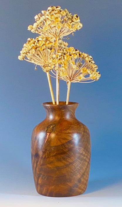 TWIG VASE TURNED FROM CLARO WALNUT