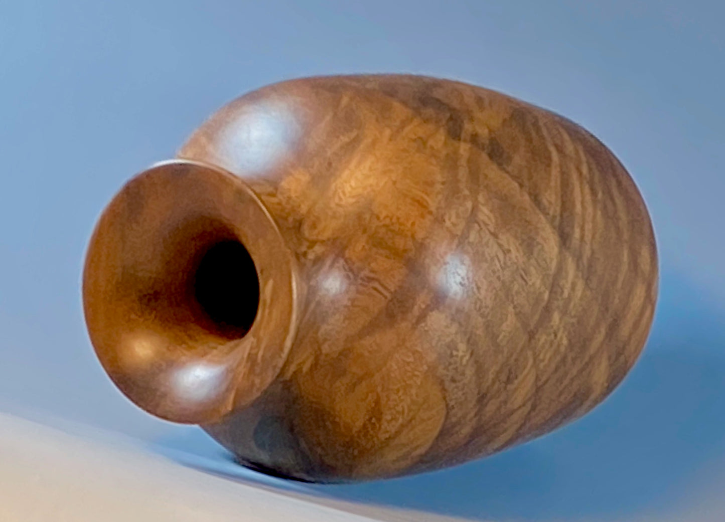 TWIG VASE TURNED FROM CLARO WALNUT