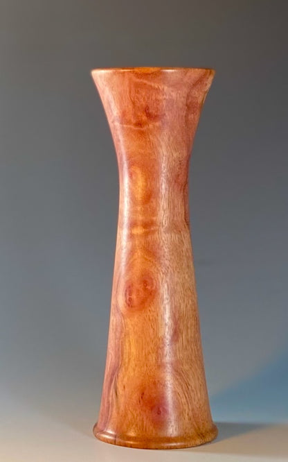 TALL TWIG VASE TURNED FROM CAMPHOR BURL