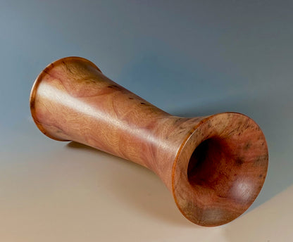 TALL TWIG VASE TURNED FROM CAMPHOR BURL